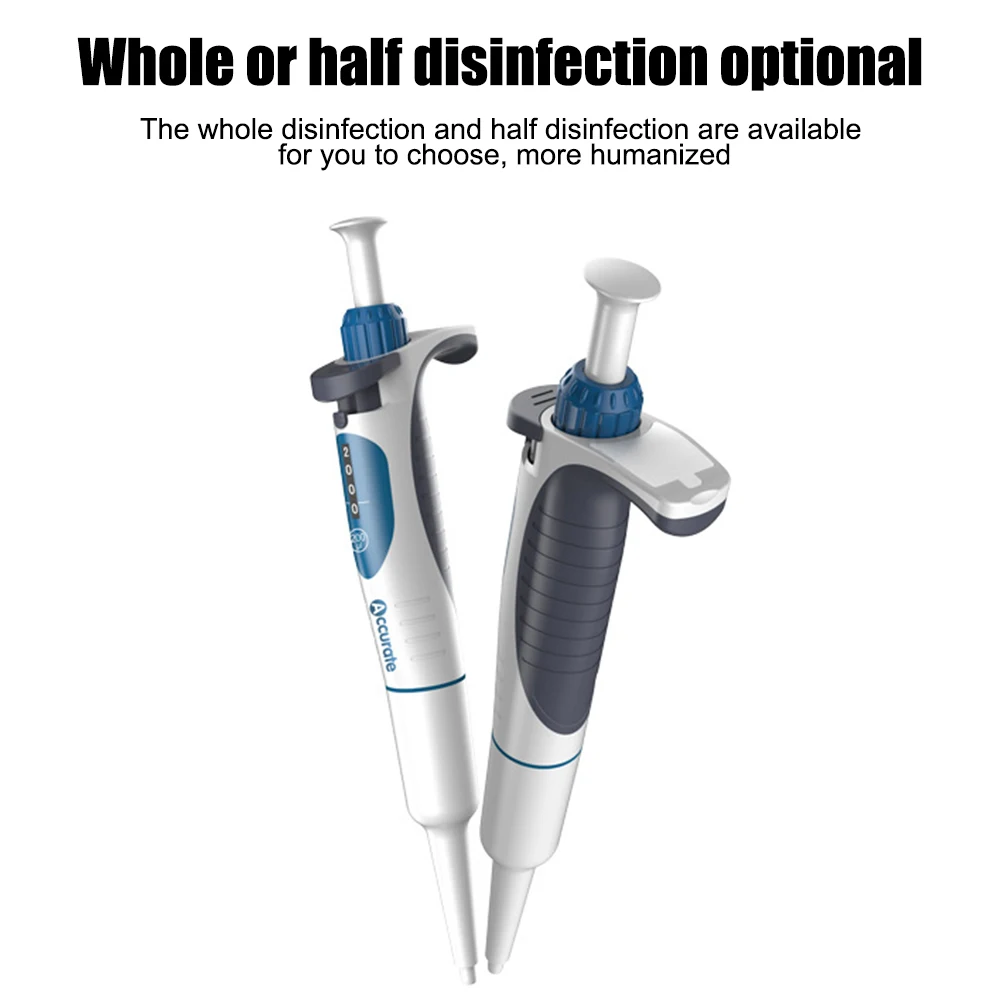 Микропипетка одноканальная лабораторная переносная Пипетка с регулируемым