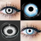 Контактные линзы для косплея, черные, синие, разноцветные