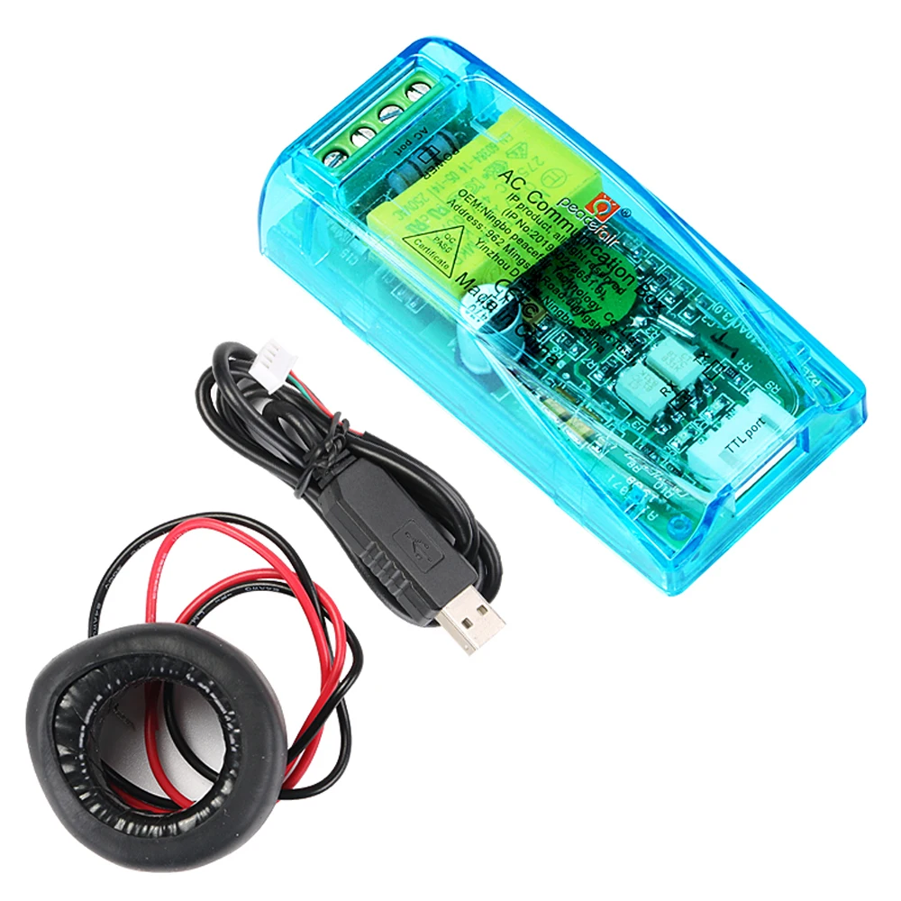 PZEM-004T AC Voltmeter Ammeter PC Display Power Meter Watt Active Volt Amp TTL Current Energy Test Module For Arduino | Инструменты