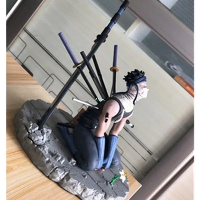 " Статуя Наруто Momochi Zabuza бюст Kirigakure No Kijin полноразмерный портрет Hoshigaki Kisame GK модель игрушки коробка 19 см Z2852