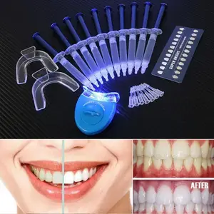 Переносной холодный светильник для отбеливания зубов, комплект гигиены полости рта, отбеливатель для зубов отбеливание, белый с карбамидом, пероксид, для домашнего использования