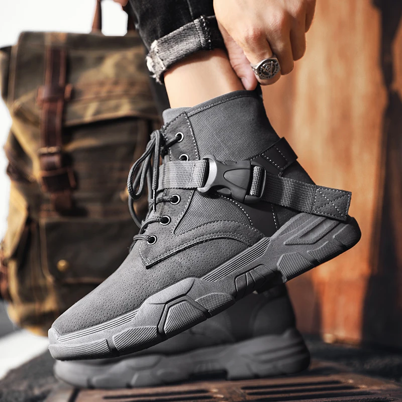 Men Hiking Shoes outdoor Anti-Slip Waterproof Breathable Tactical Combat ankle Boots Training Sneakers Trekking Shoes zapatillas