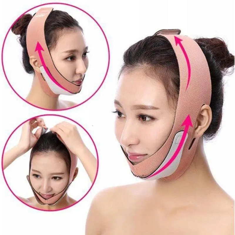 

Women Reduce Double Chin Thin Face Belt Anti Wrinkles Aging Face Slimming Bandage Tool Face V-line Lift Up Beauty Tools