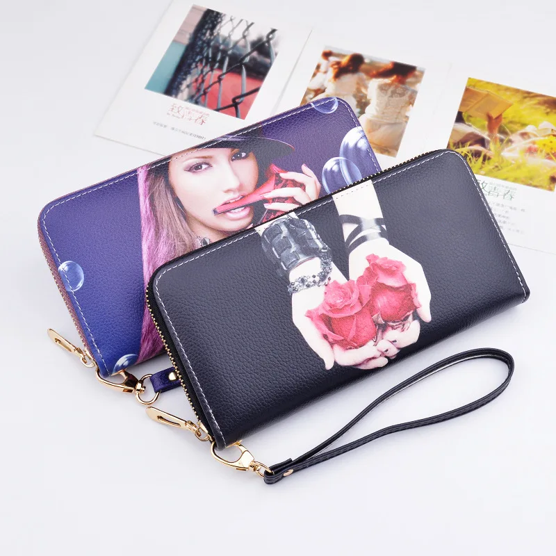 Новый женский длинный кошелек вместительный европейский и американский