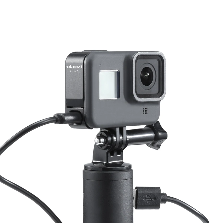 Ulanzi G8-7 Gopro 8 крышка батареи Съемная крышка батареи type-C порт зарядки для Gopro Hero 8 черный