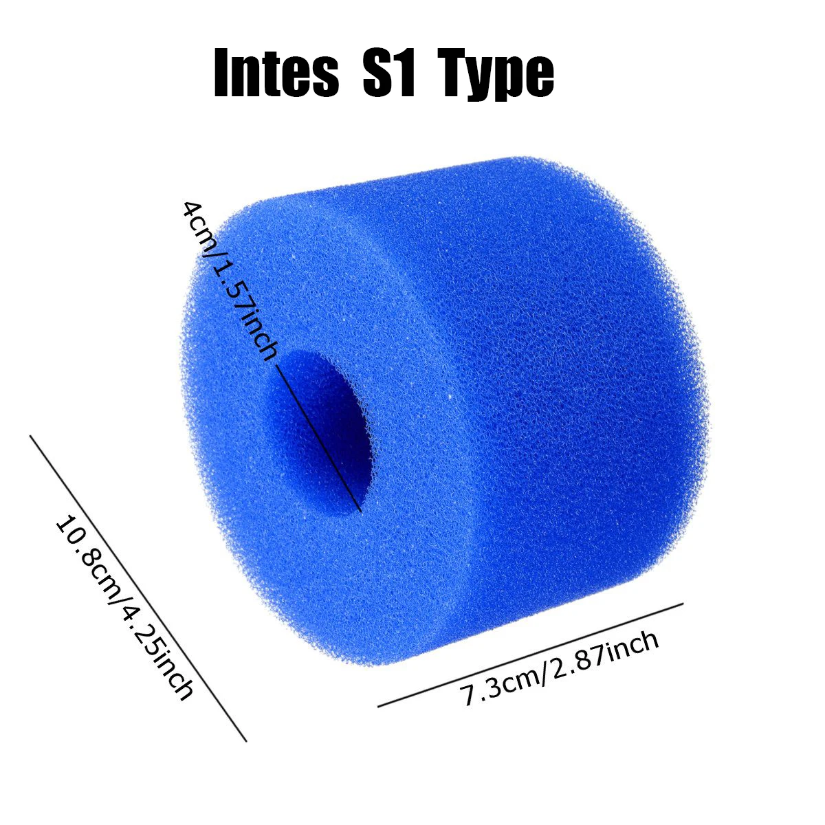 Фильтр для бассейна пенопласт Intex S1 тип домашние губки картридж многоразовый