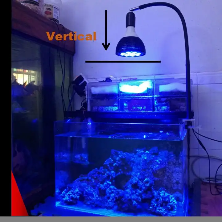 Освещение резервуара для морской воды вертикальное облучение 36 Вт