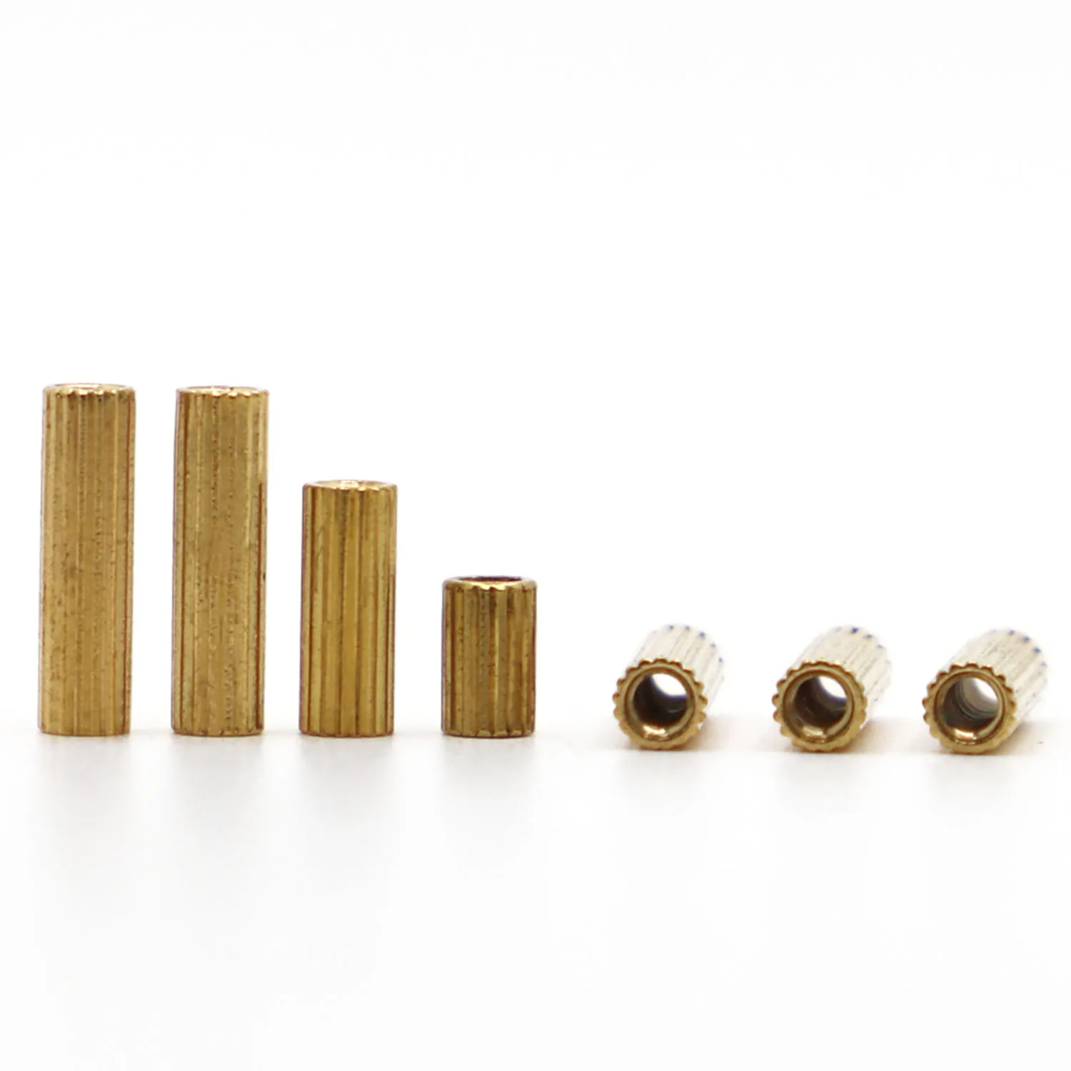 

10/20pcs 2mm thread Brass Round Standoff Spacer Female Female M2 Brass Threaded Spacer L=3mm to 30mm