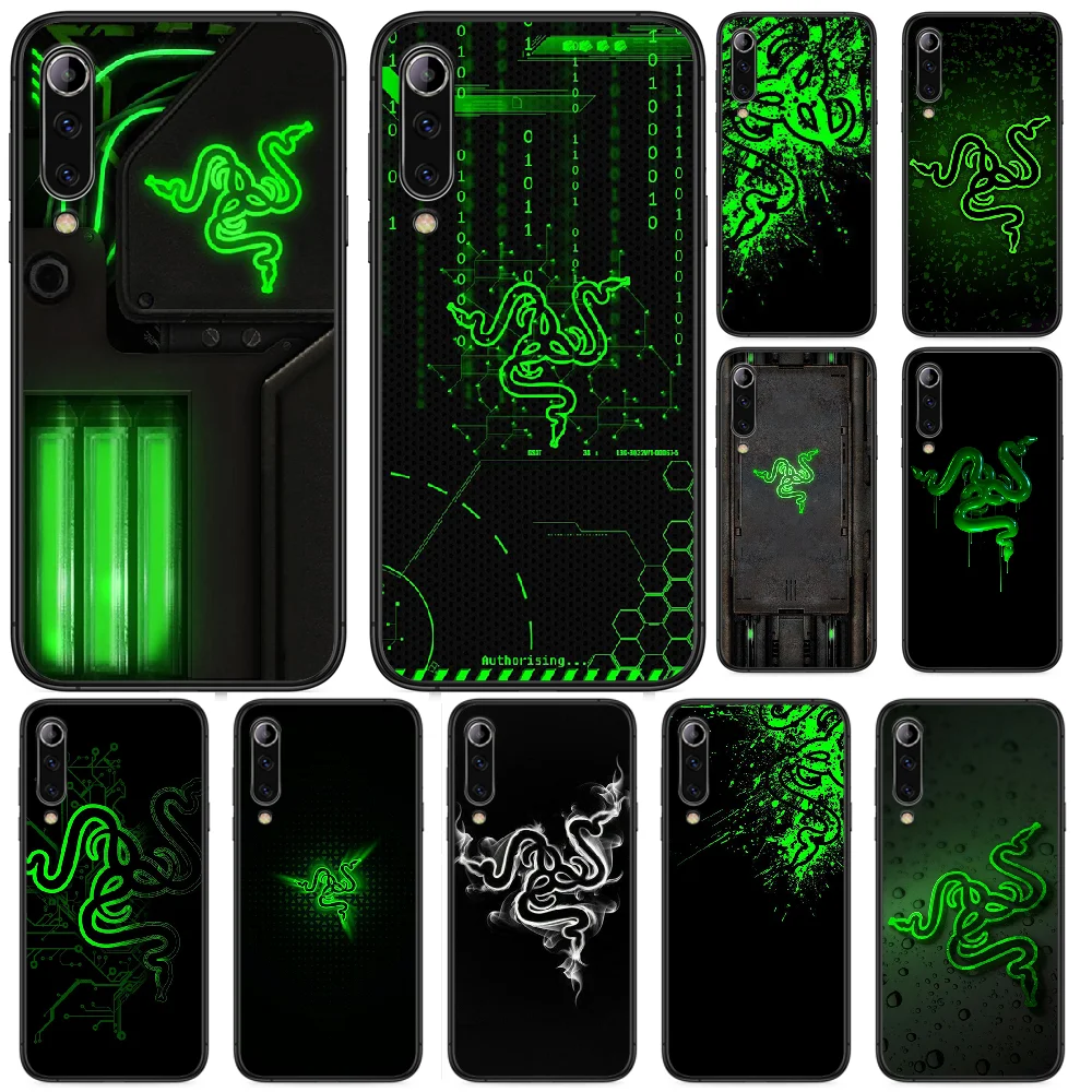 Чехол RAZER для телефона Xiaomi Mi 6 8 A1 Note3 A2 9 CC9 9T A3 MIX 2 2S 3 Lite SE Pro, черный, водонепроницаемый, из силикона Etui tpu coque on.