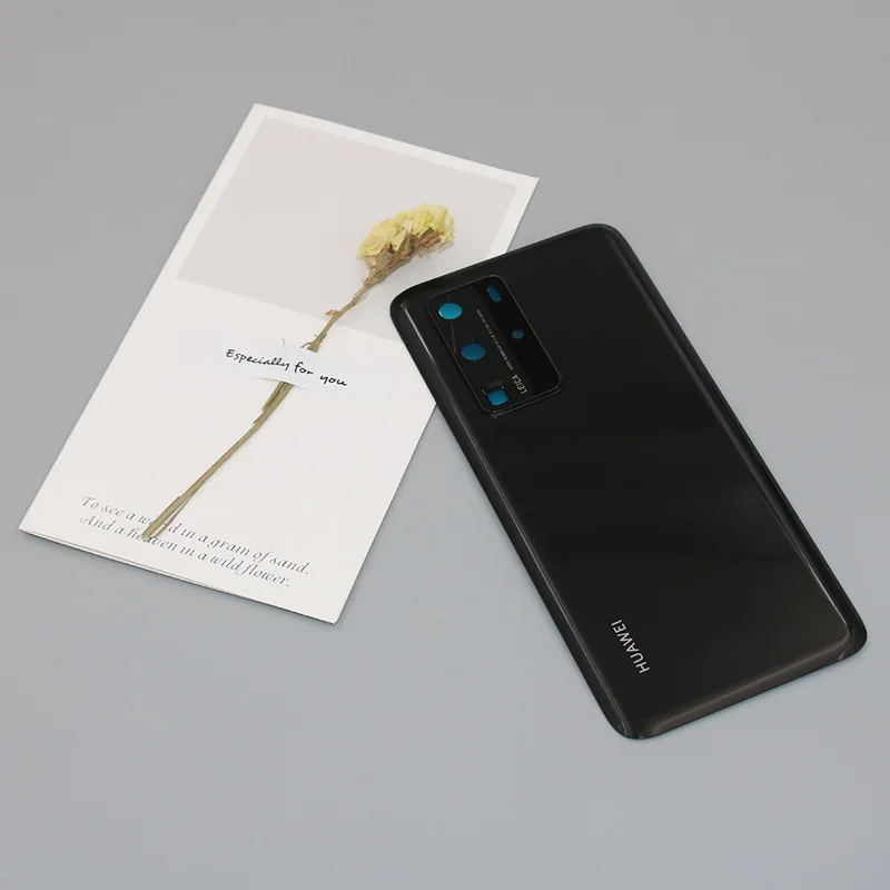 Оригинальный Huawei P40 Pro ELS-NX9 чехол-накладка для батарейного отсека чехол ANA-AN00 P40PRO