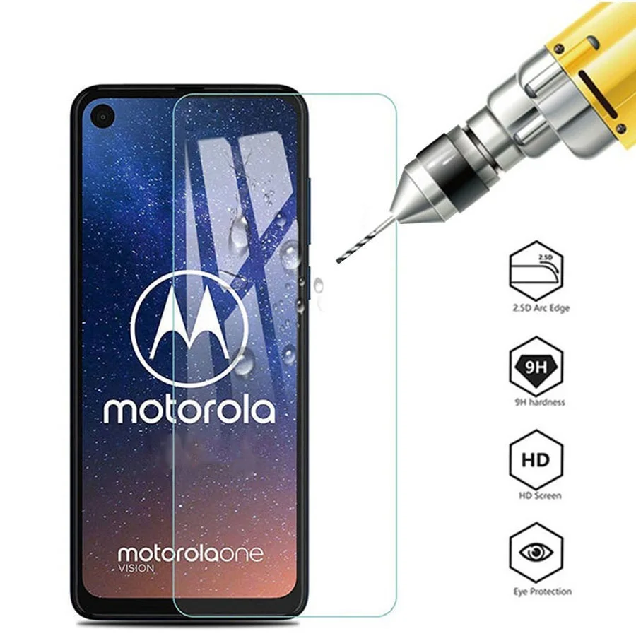 2 шт. закаленное стекло для Motorola P50 P 50 Защитная пленка экрана One Hyper/Action/Vision