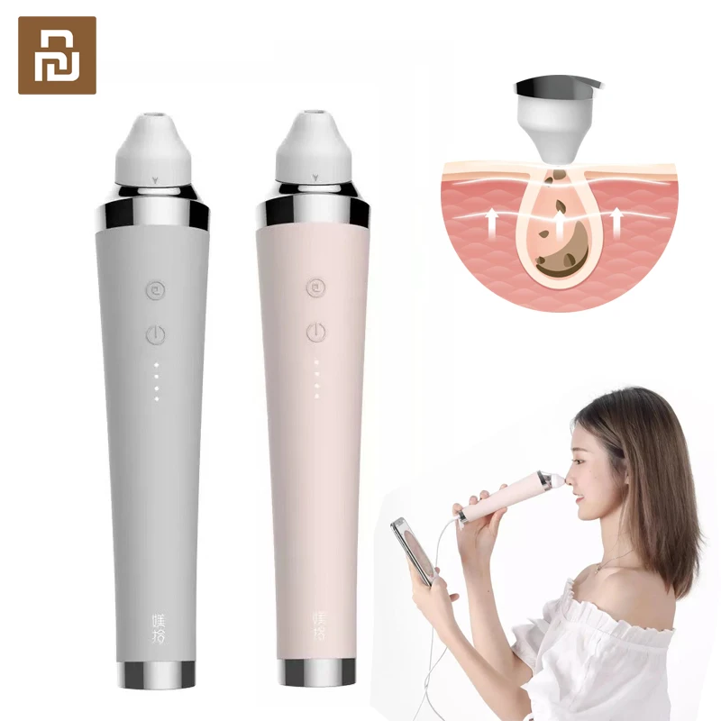 

Youpin Electric Visual Acne Remover Blackhead Vacuum Suction Pore Cleaner Skin Care Facial Pore Cleaner Machine for Men Women