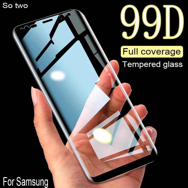99D Защитное стекло для samsung Galaxy S9 S8 Plus Note 9 8 протектор экрана на S7 S6 Edge закаленное