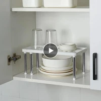 stainless st shelf under sink cabinet dish rack seasoning shelf telescopic shoe rack kitchenware storage rack repisa para platos