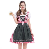 women traditional oktoberfest dirndl wench maid costume german bavarian beer girl fancy dress