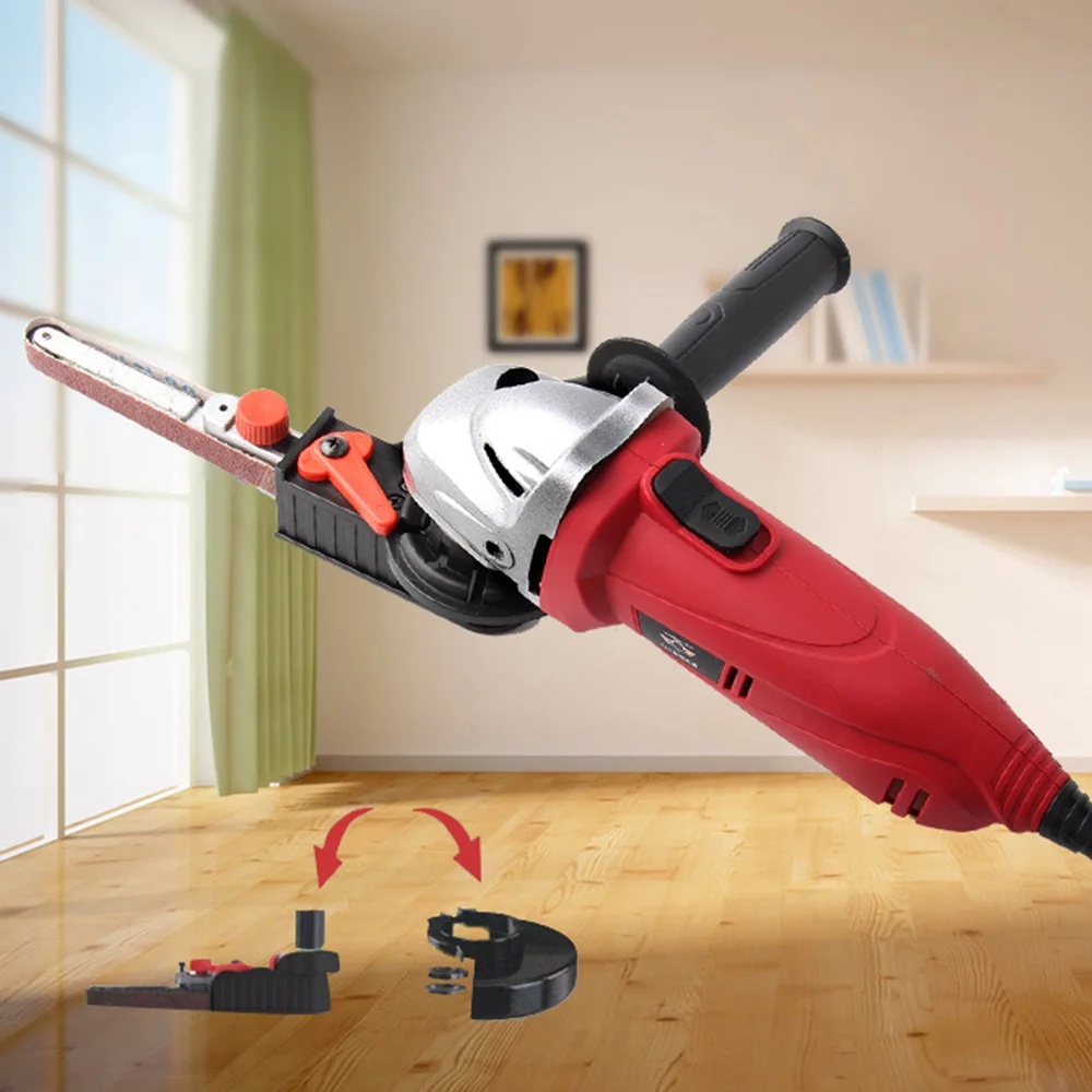 Ленточный шлифовальный станок адаптер для 115/125 электрических с M14 шпинделем