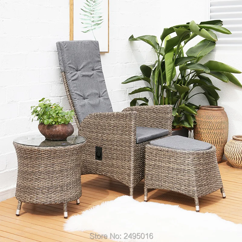 Комплект из 3 предметов патио легкая мебель для веранды комплекты комплект ПЭ