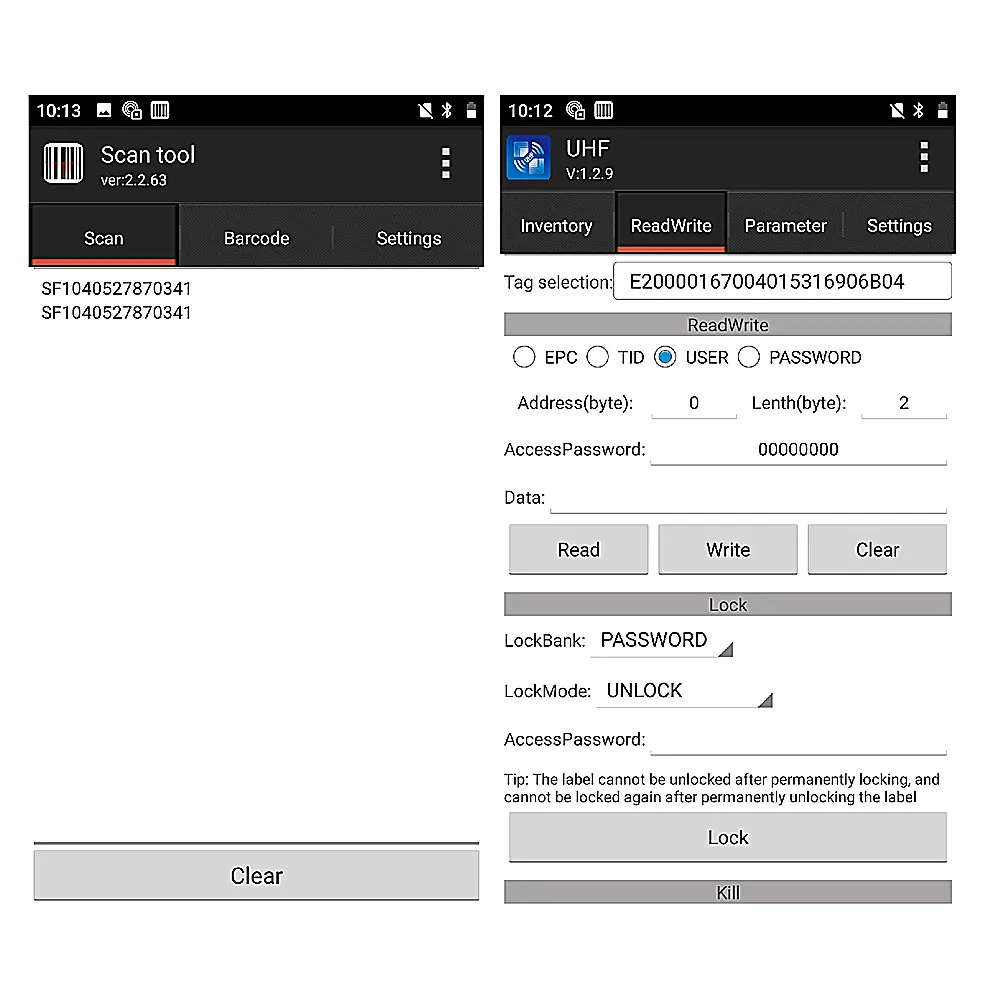 Ручной считыватель GEENFC Utoch uhf rfid impinj indy R2000 4G/3G/2G/ Wifi/ Bluetooth ОС Android 9 0 | Безопасность и