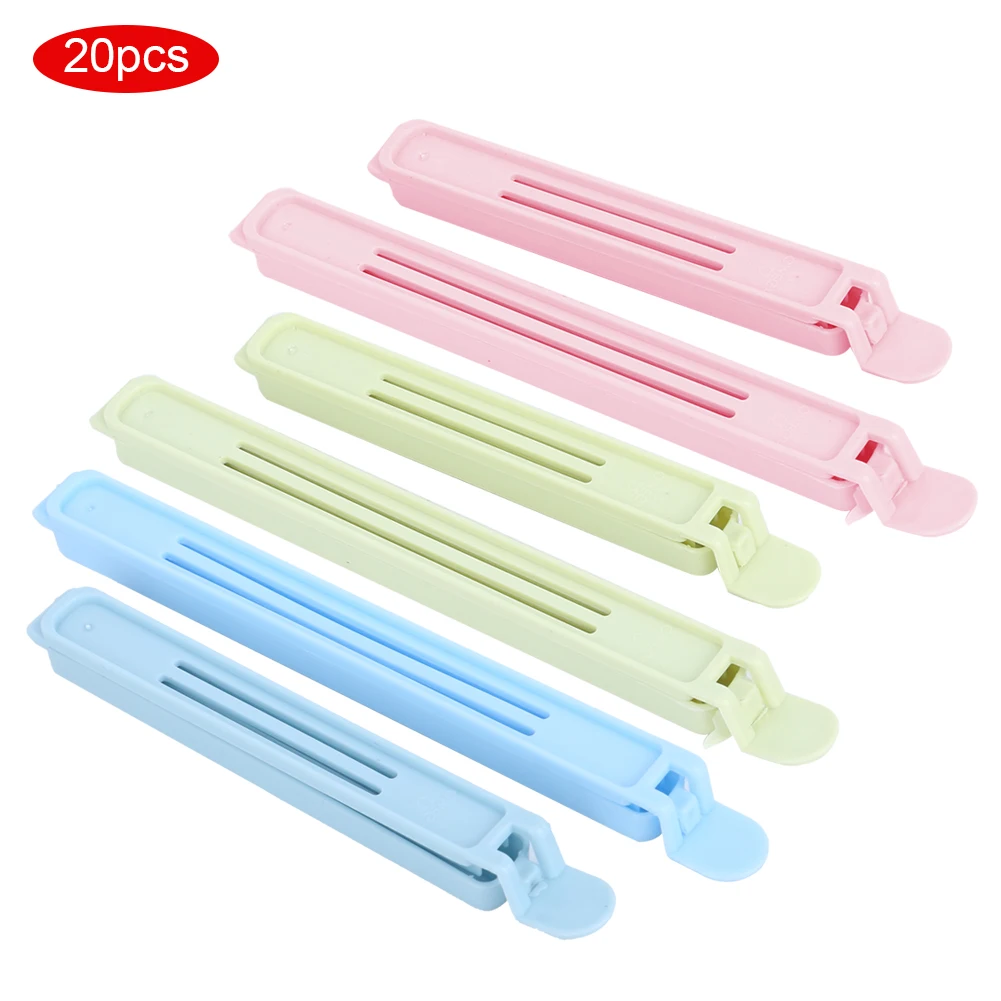 Пластиковая герметизирующая машина 20 шт. портативные зажимы для упаковки