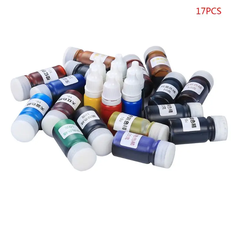 17 шт./компл. каучуковый клей высокая концентрация прозрачная цветная паста
