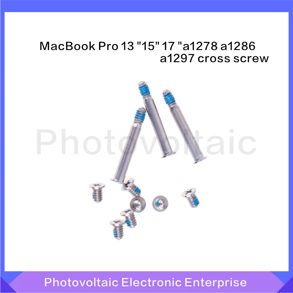 Screw с инструментами для MacBook Pro 13 &quot15&quot 17 &quotзадняя крышка винт Macbook A1278 A1286 A1297