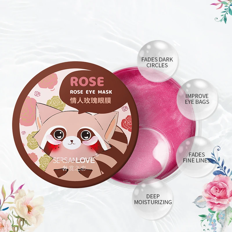 60 шт. никотинамид отбеливающая маска для глаз увлажняющая Антивозрастная/темные