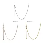 Женское ожерелье из серебра 925 пробы под розовое золото