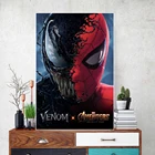Постер и печать по мотивам фильма Marvel Супергерои Мстители Веном, Человек-паук против Веном, Картина на холсте, настенное искусство, украшение для гостиной и дома