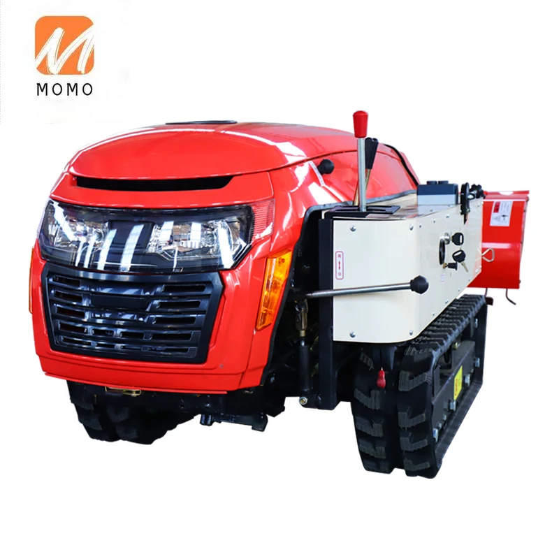 

Small Creeper Tractor Remote Control Mini-Tiller Multi-Function Ditching Fertilizer 35 High Horsepower Crawler Rotary Tiller