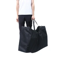 150l black waterproof oxford cloth storage bag move quilt luggage bag sweater clothes blanket organizer pouch home storage acces