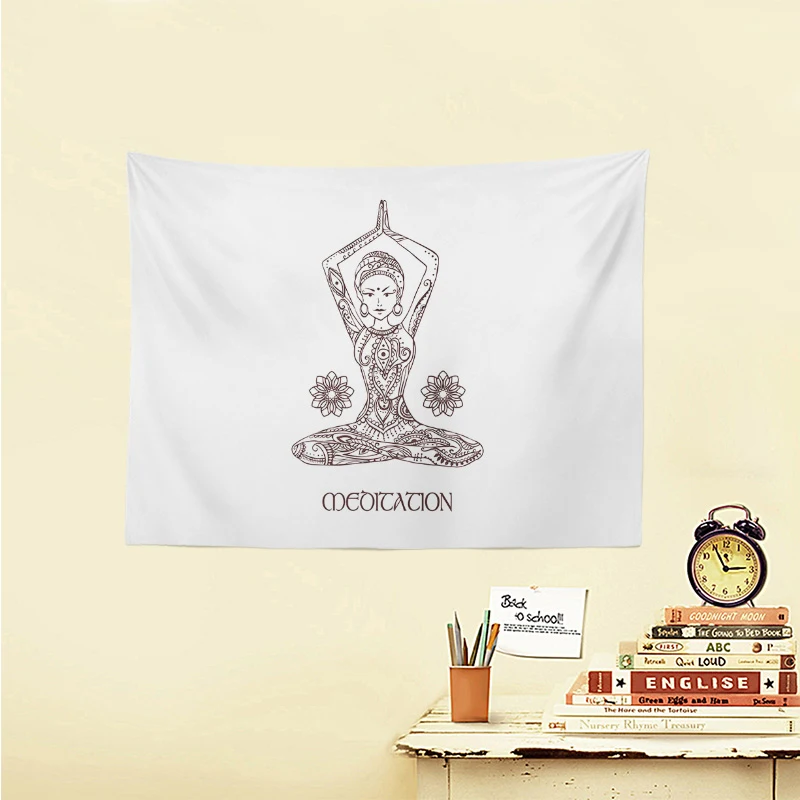 Сказочный персонализированный гобелен чакра линия звездное небо геометрический