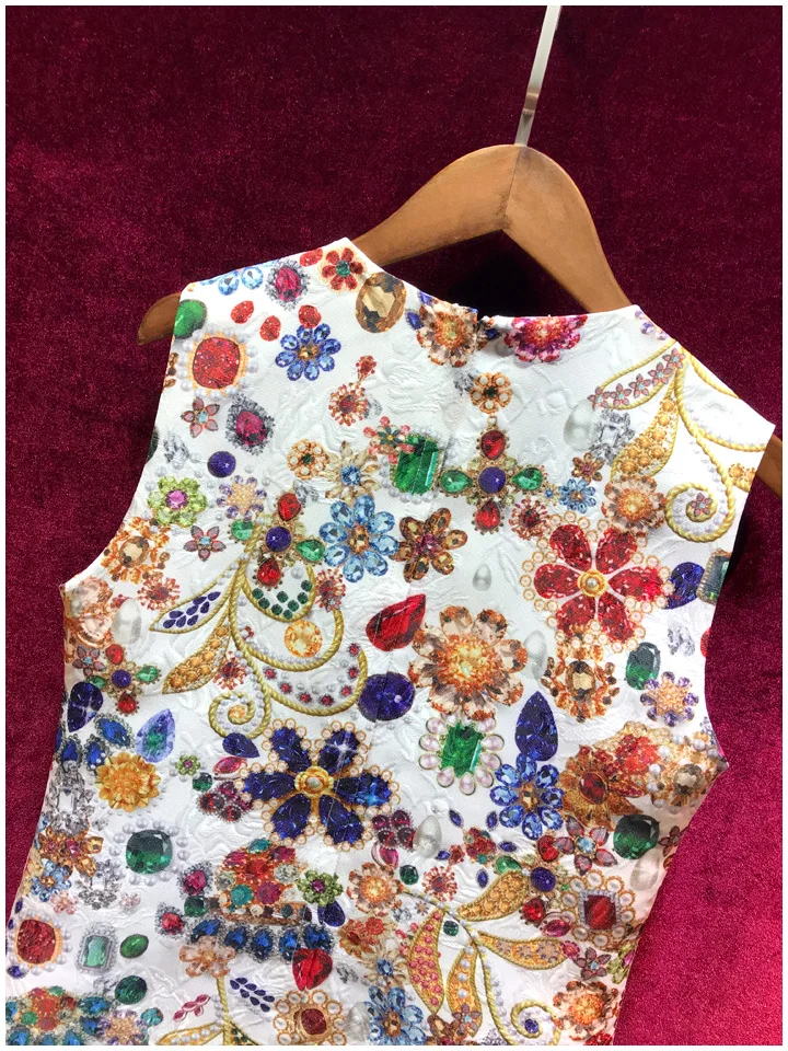 Женское модельное платье ручной работы облегающее роскошное с винтажным принтом