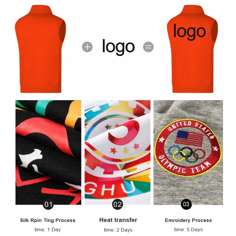 MYTEE Brand New Sleeveless Jacket Logo Customization Company Brand Logo Embroidery/Printing Thick Vest DIY Wholesale