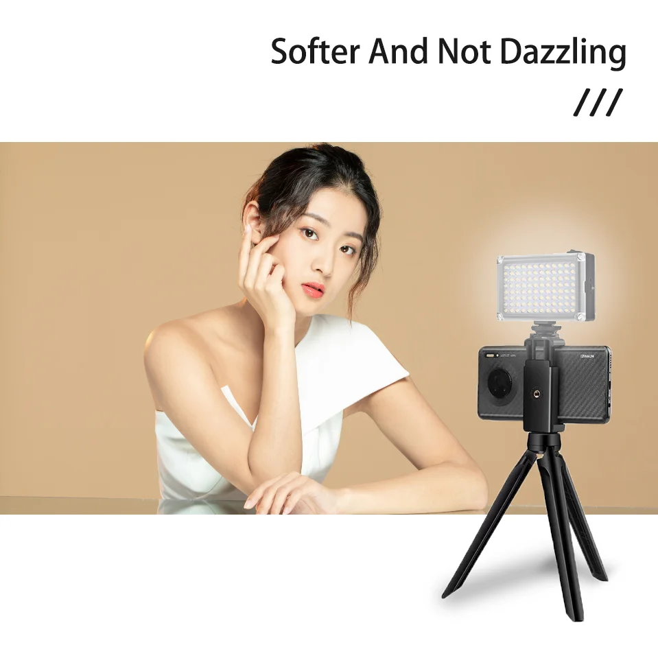 Светодиодный светильник для видеокамеры внешний аккумулятор лампа DSLR-камеры