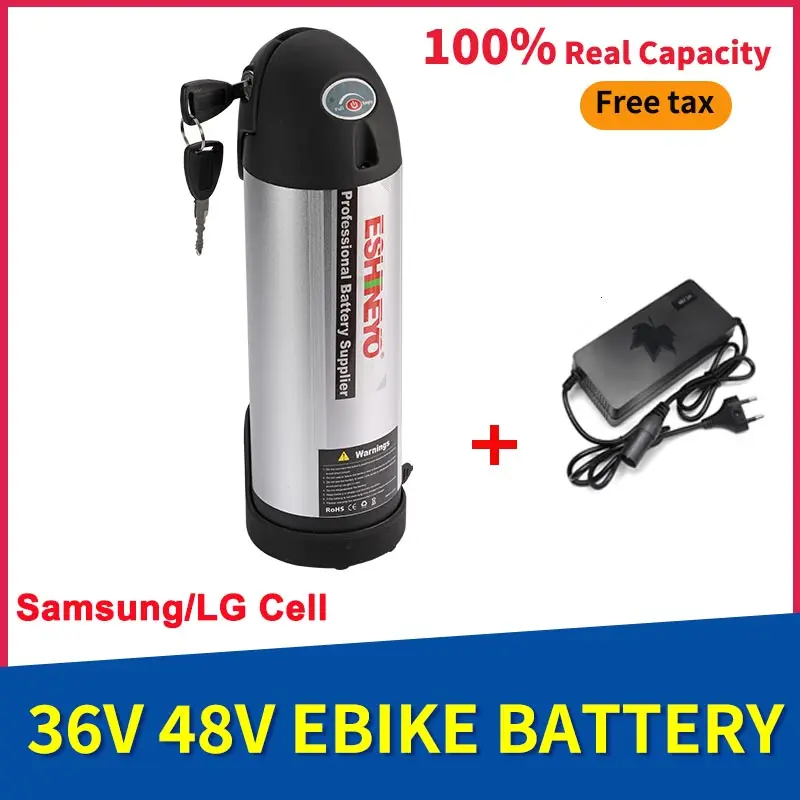 Литий-ионный аккумулятор для электровелосипеда Samsung 18650 36 В 48 13 Ач 16 17 5 | Спорт и