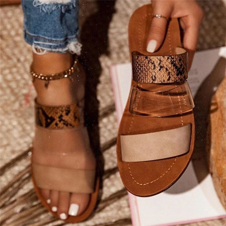 

Women Slippers Patchwork Summer Slides Outdoor Beach Flat Heel Sewing 2020 Fashion Casual Female Ladies Shoes Zapatos De Mujer