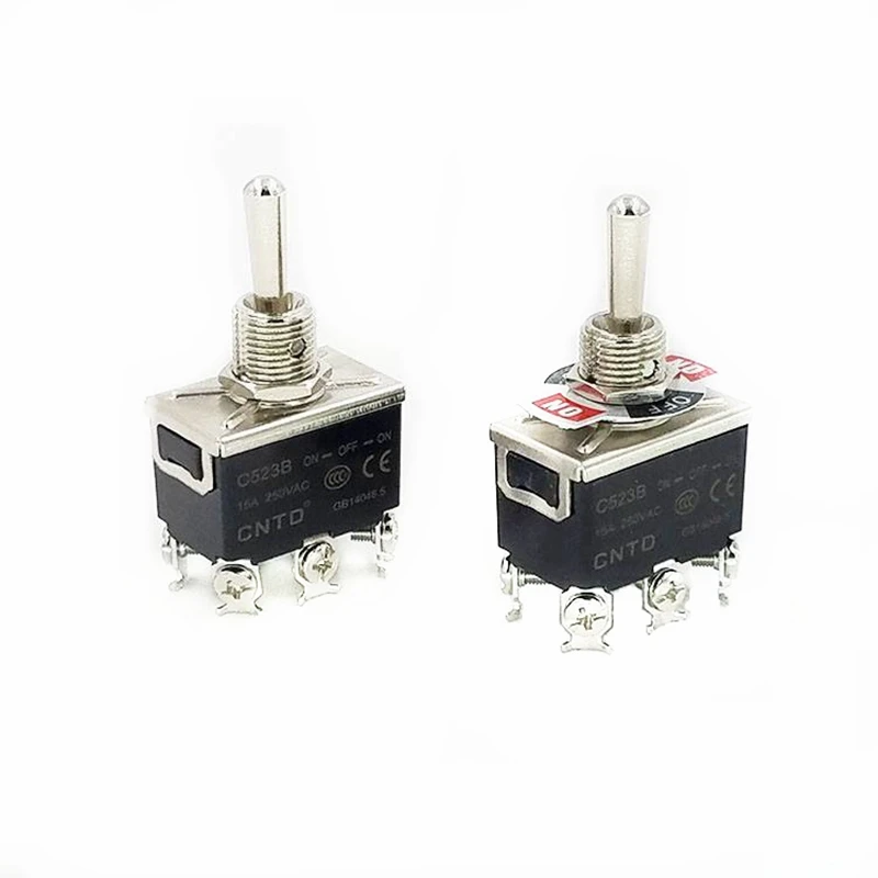 CNTD переключатель C523B самоблокирующийся C5R23B пружинный возврат 6-контактный