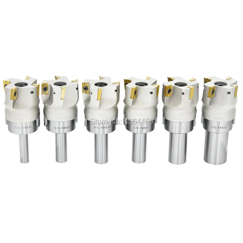 1 комплект C12 C16 C20 C25 C32 C3/4 FMB22 фрезерный инструмент держатель + BAP400R50/63 22 4T фреза