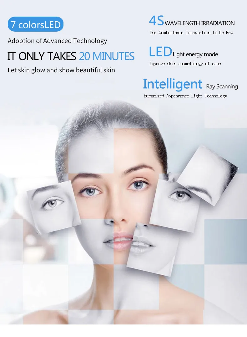 Красочная маска для красоты от акне пигментация Led Ipl Facemask инструмент для красоты красота омоложение кожи