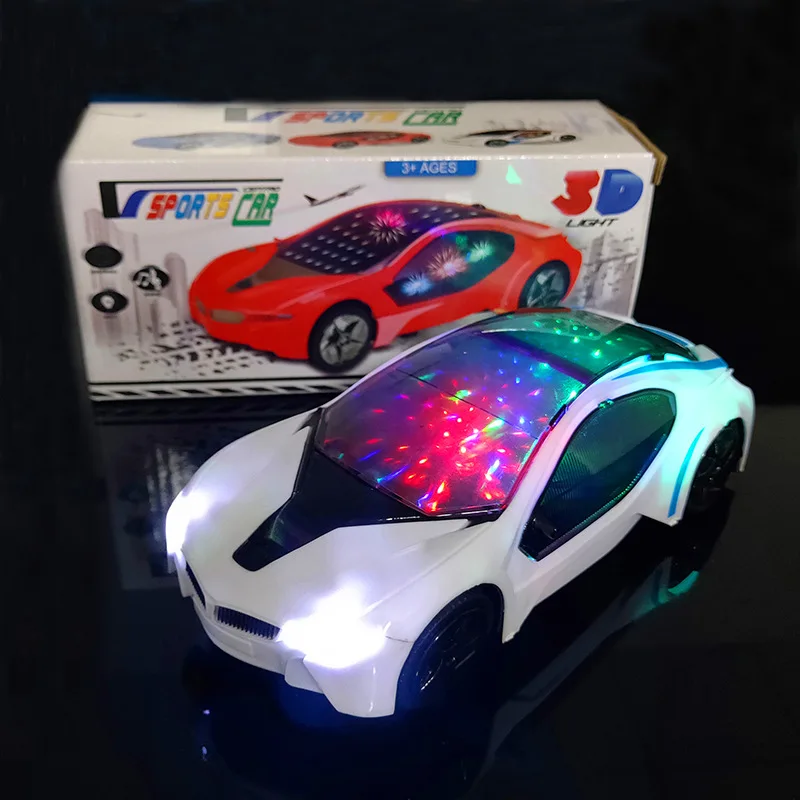 

YANUO Новый универсальный электрический игрушечный автомобиль светильник ящийся музыкальный светящийся спортивный автомобиль модель детск...