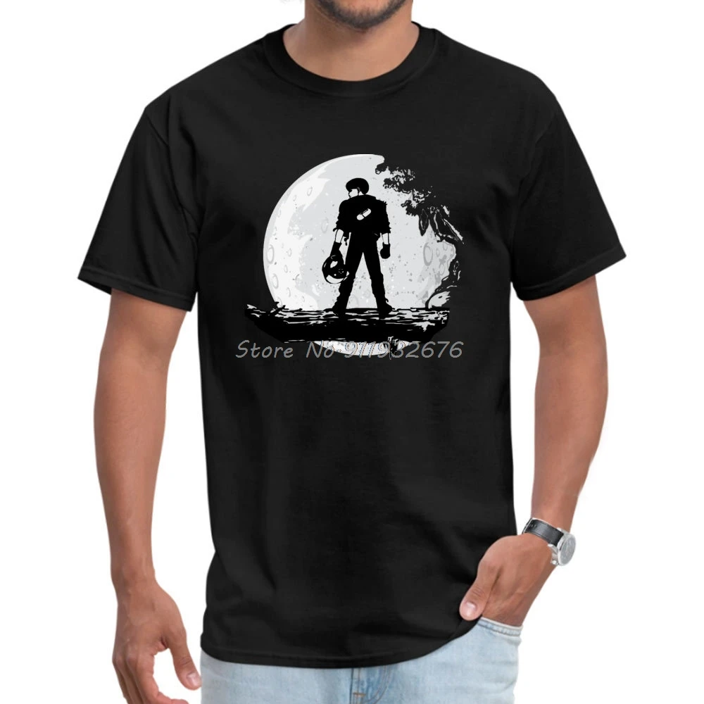 Футболка с японским аниме-принтом манги из чистого хлопка |