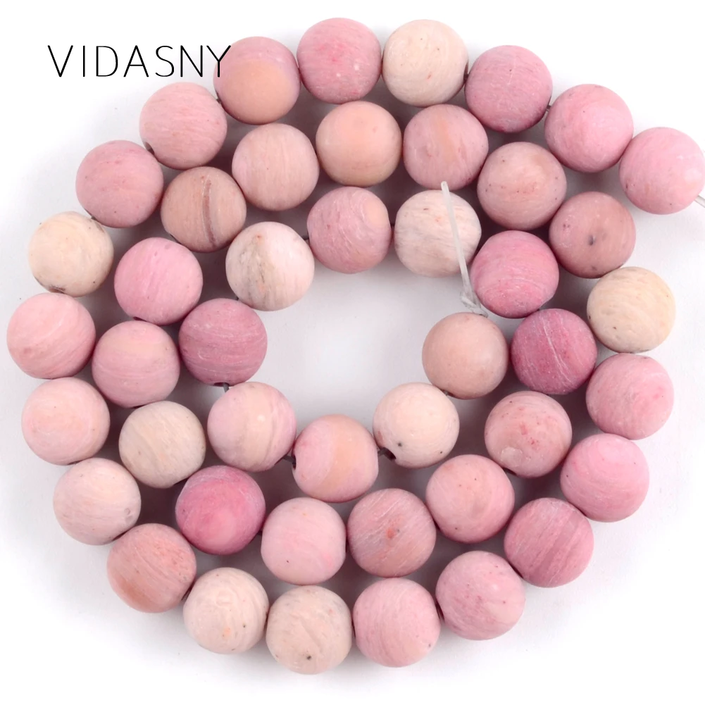 

Natural Matte Red Wood Jaspers Beads For Jewelry Making 4 6 8 10 12mm Dull Polished Round Loose Beads Diy Bracelet Necklace 15''