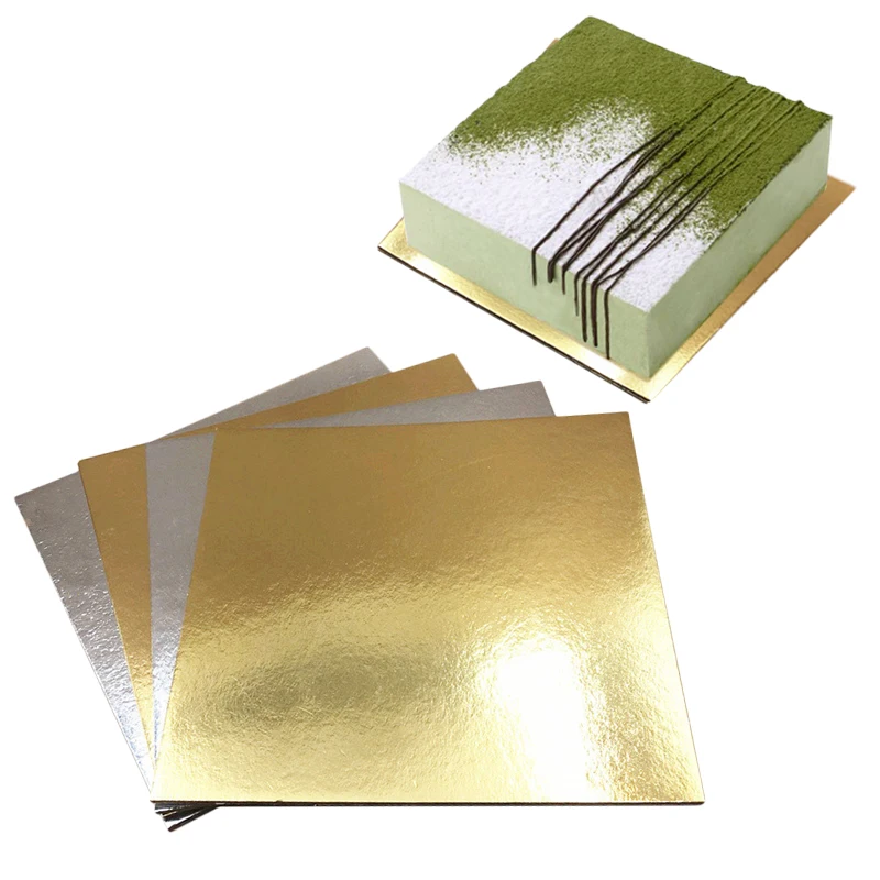 10 шт. квадратные муссовые доски для торта основание 6 8 12 14 дюймов десертный поднос