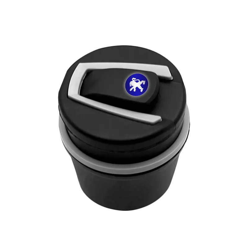 Пепельница для автомобиля для интерьера автомобиля с целью придания индивидуальности и креативности, огнеупорная, для Peugeot 206 208 308 307 207 3008 2008 407 стайлинга автомобиля.