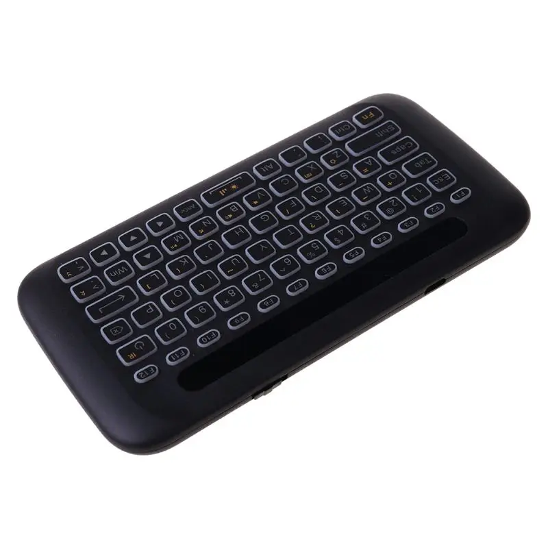 

H20 Mini Double-sided Wireless Touch Keyboard Full-screen Touchpad Air Mouse Colorful Light Portable Backlit Keypad