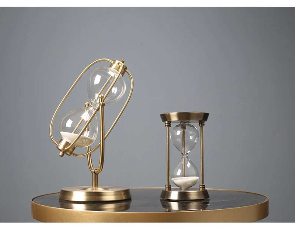 

Individuality Sandglass Decoration Desktop Hourglass Timer Birthday Gift Craft Ornaments Home Office Display Furnishing