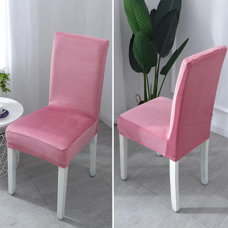 2 4 6 шт лиса бархатная ткань супер мягкий чехол для сидений на кухне спандекс