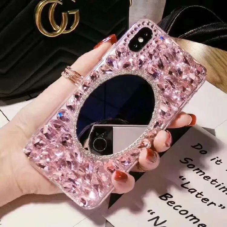 Для Huawei Nova 2s 3 4 E Модный чехол 5 Pro роскошный полный Алмазный 3i макияж зеркало