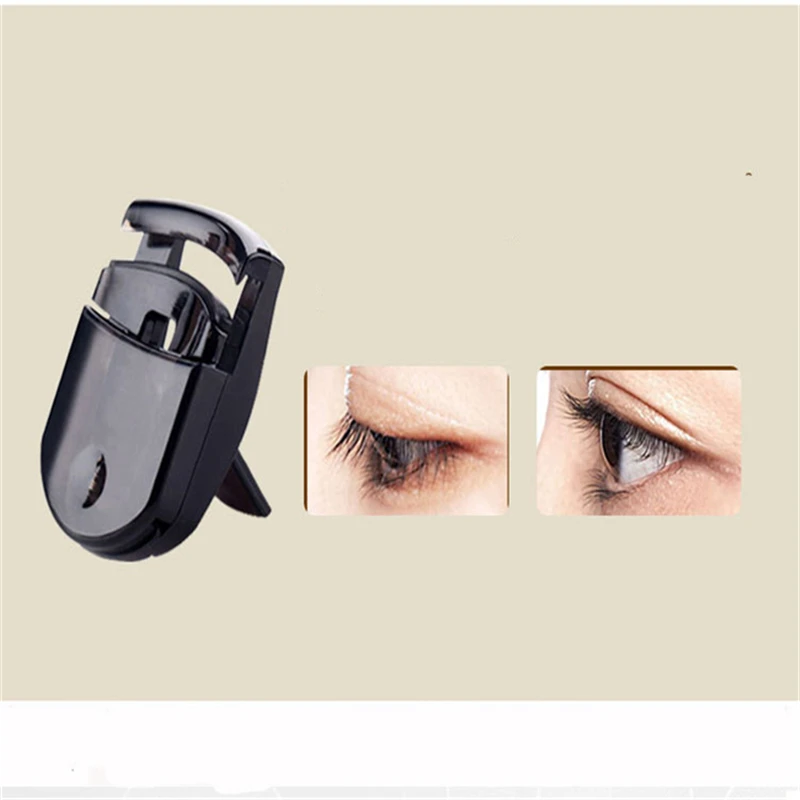 

New Portable Plastic Eyelash Curler Curling Natural 3D Fiber Eyelash Applicator Eye Makeup Tool