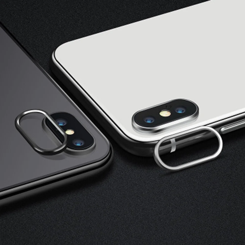 Закаленное стекло для iphone 7 8 Plus X XR XS MAX Защитное объектива камеры защитное кольцо
